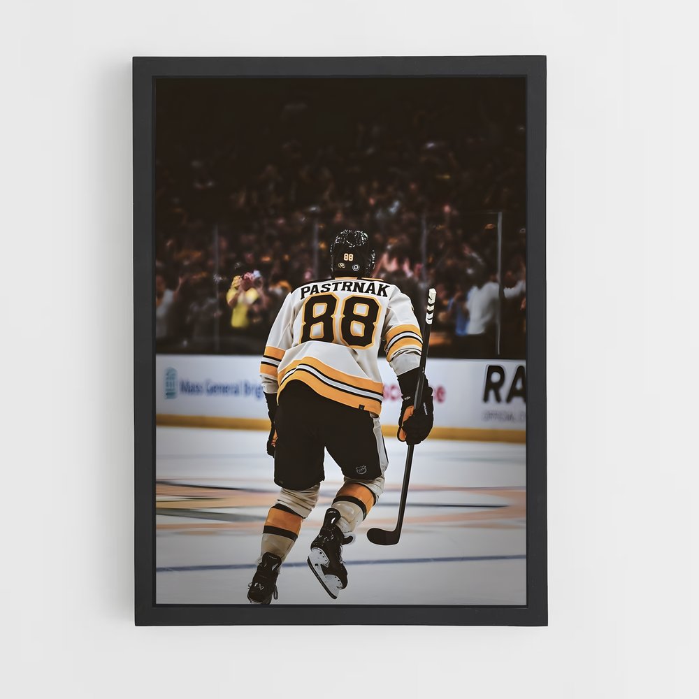 Poster Pastrnak Power – affiche Hockey sur glace (vue 2)